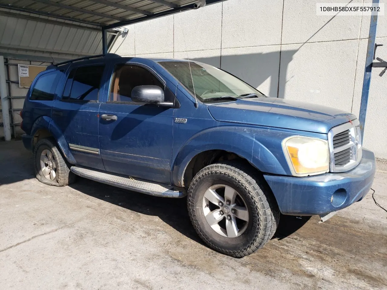 2005 Dodge Durango Limited VIN: 1D8HB58DX5F557912 Lot: 69708094