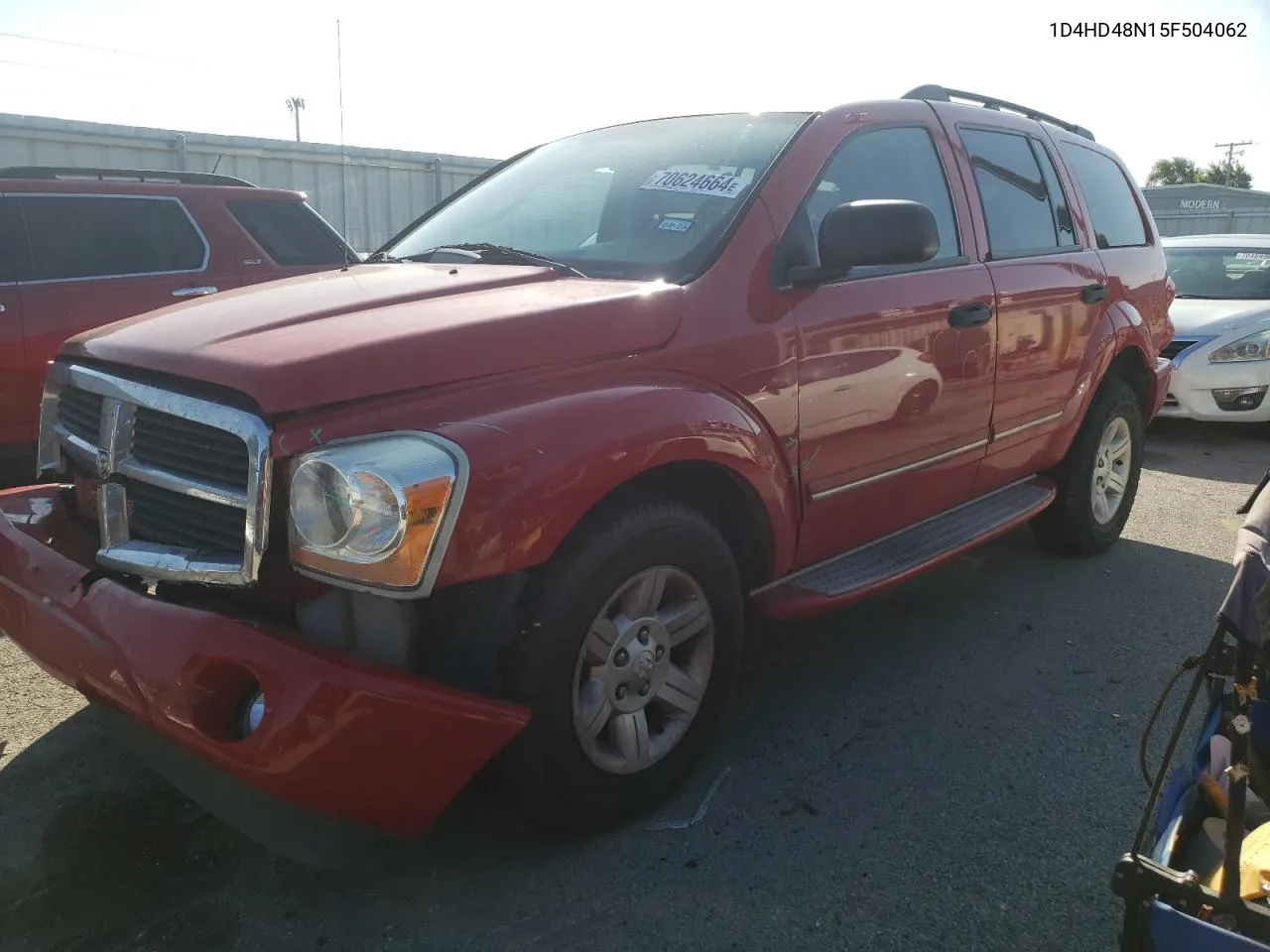 2005 Dodge Durango Slt VIN: 1D4HD48N15F504062 Lot: 70624664