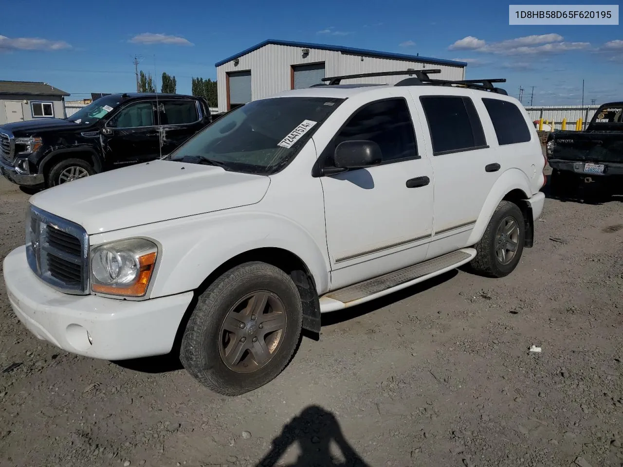 2005 Dodge Durango Limited VIN: 1D8HB58D65F620195 Lot: 72447574