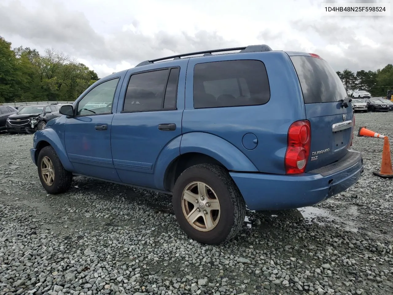 2005 Dodge Durango Slt VIN: 1D4HB48N25F598524 Lot: 73436084