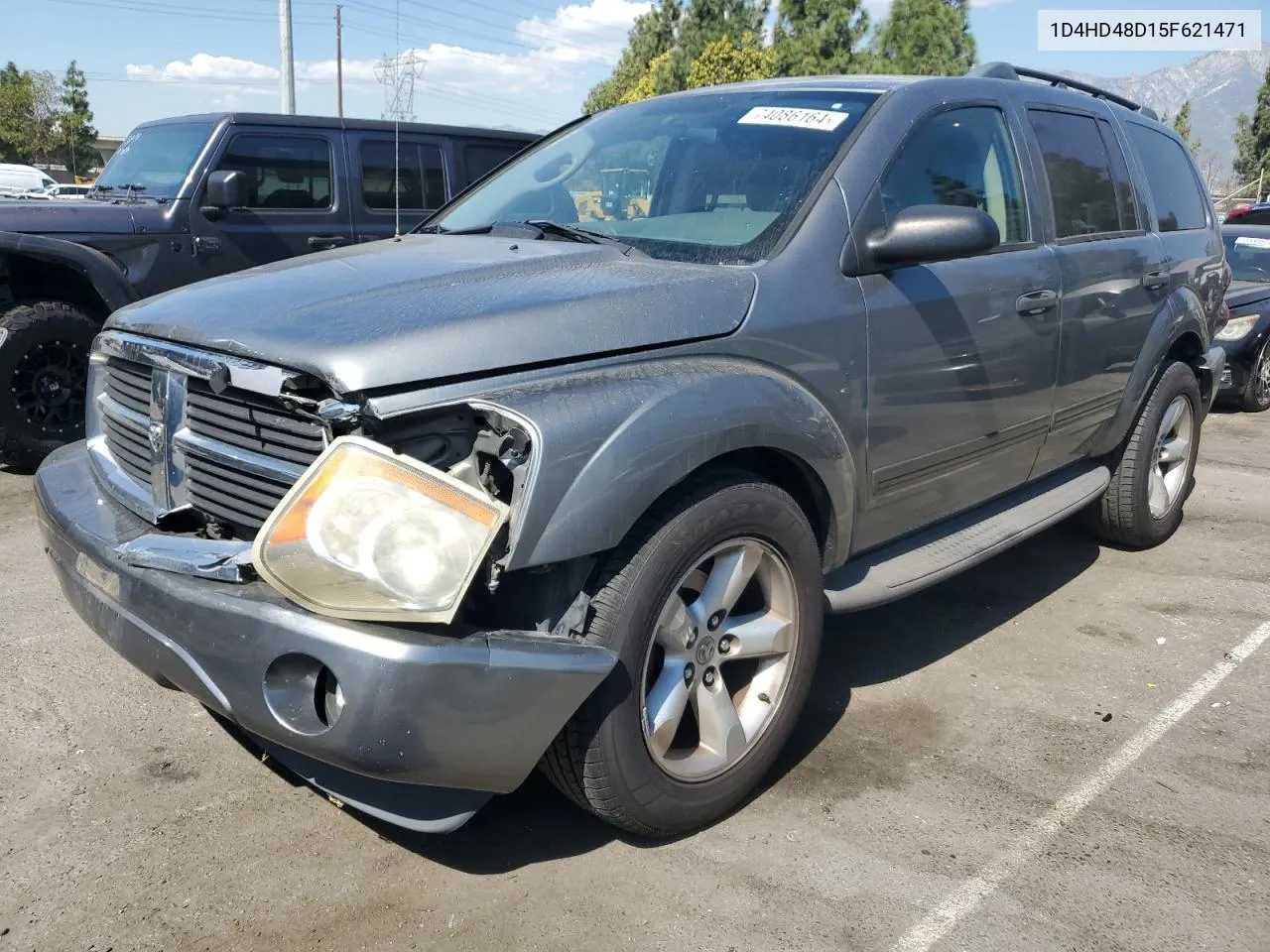 2005 Dodge Durango Slt VIN: 1D4HD48D15F621471 Lot: 74086164