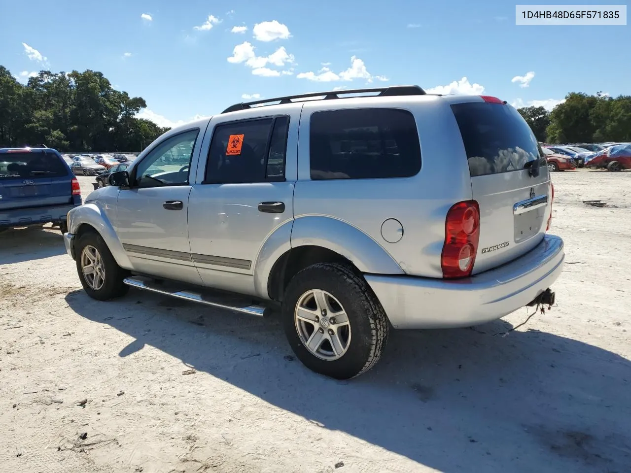 2005 Dodge Durango Slt VIN: 1D4HB48D65F571835 Lot: 74489654