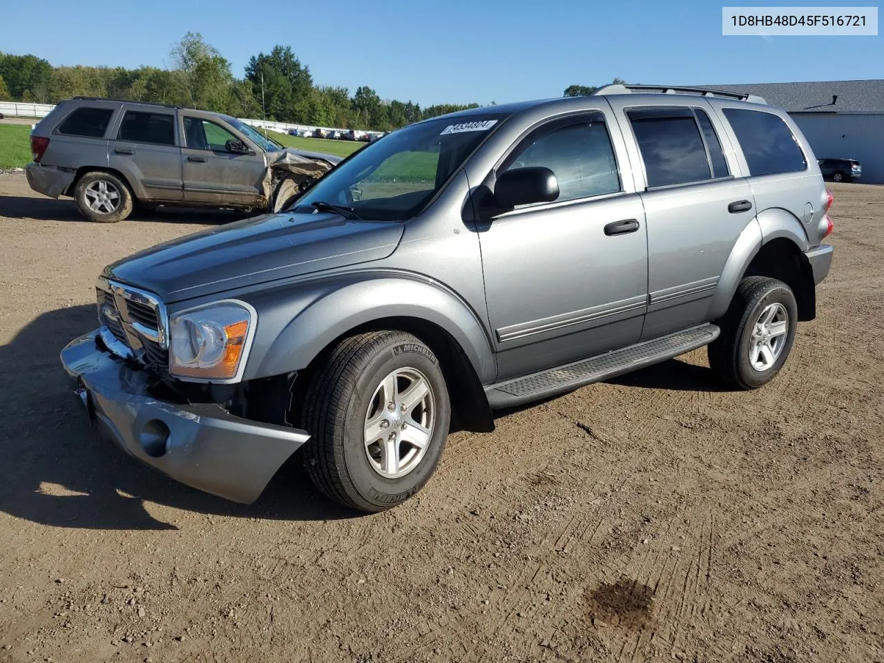 2005 Dodge Durango Slt VIN: 1D8HB48D45F516721 Lot: 74534804