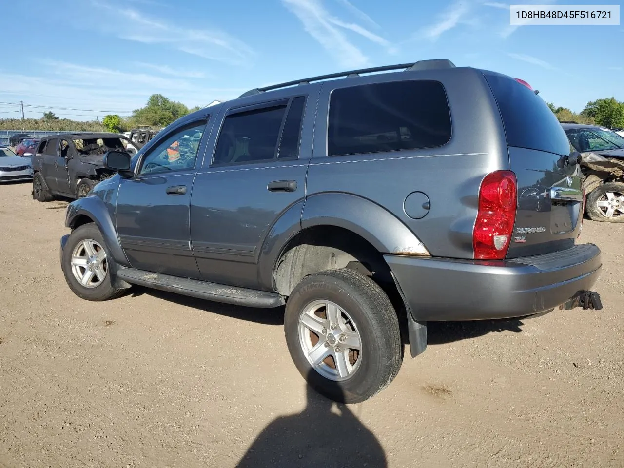 2005 Dodge Durango Slt VIN: 1D8HB48D45F516721 Lot: 74534804