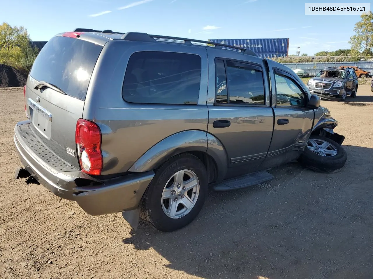 2005 Dodge Durango Slt VIN: 1D8HB48D45F516721 Lot: 74534804