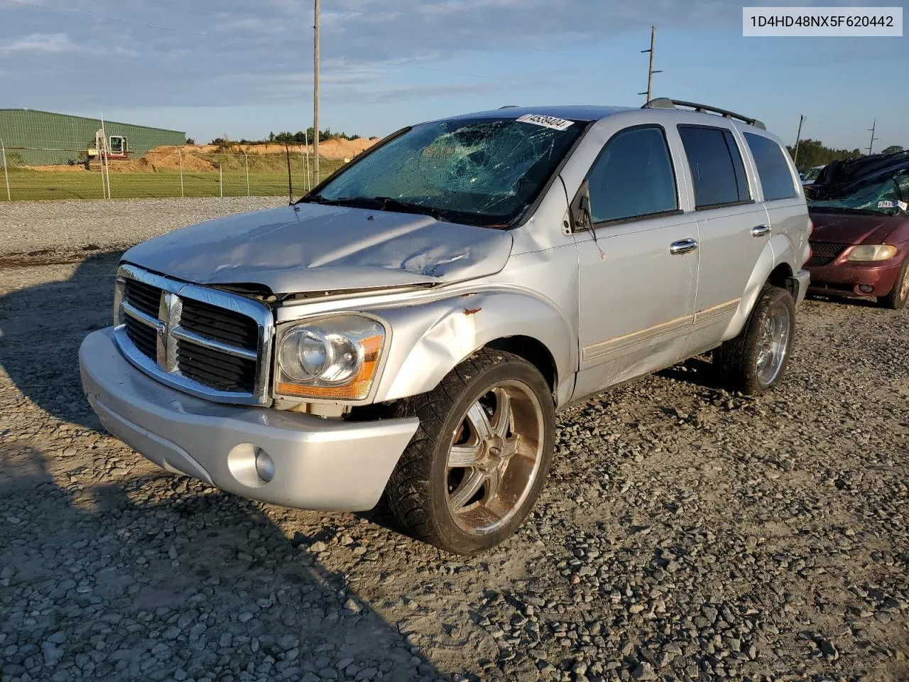 2005 Dodge Durango Slt VIN: 1D4HD48NX5F620442 Lot: 74539404