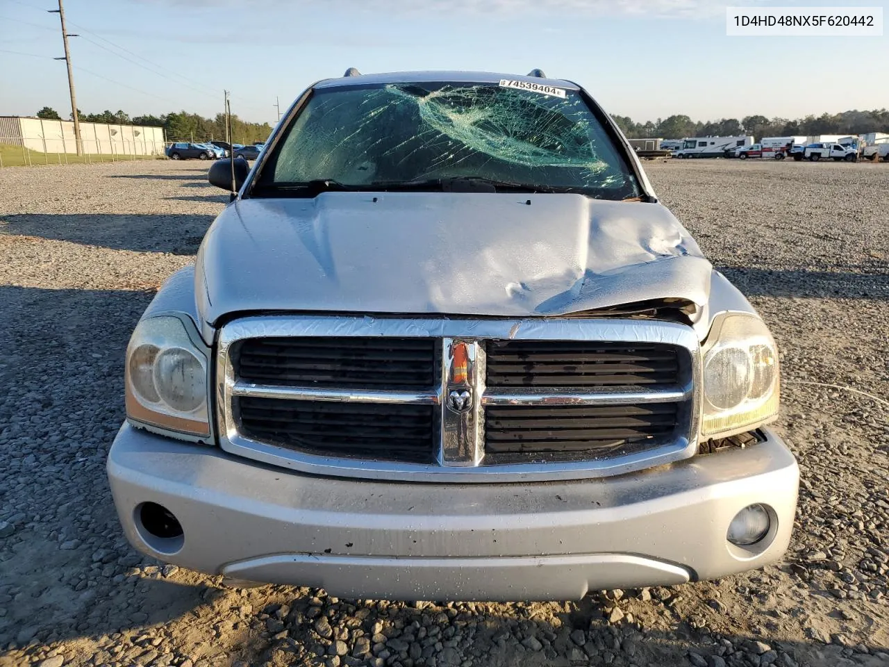 2005 Dodge Durango Slt VIN: 1D4HD48NX5F620442 Lot: 74539404