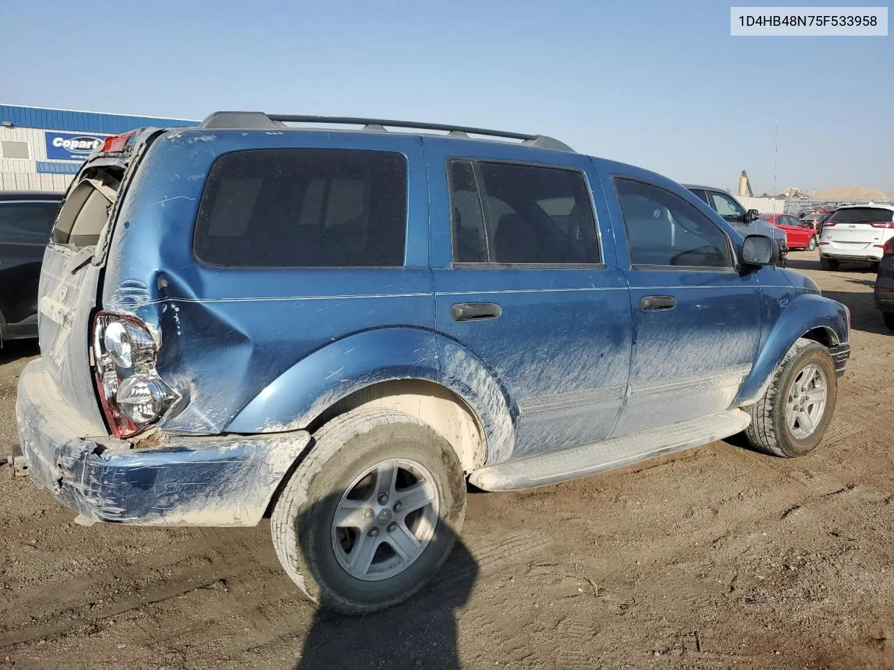 2005 Dodge Durango Slt VIN: 1D4HB48N75F533958 Lot: 74691564