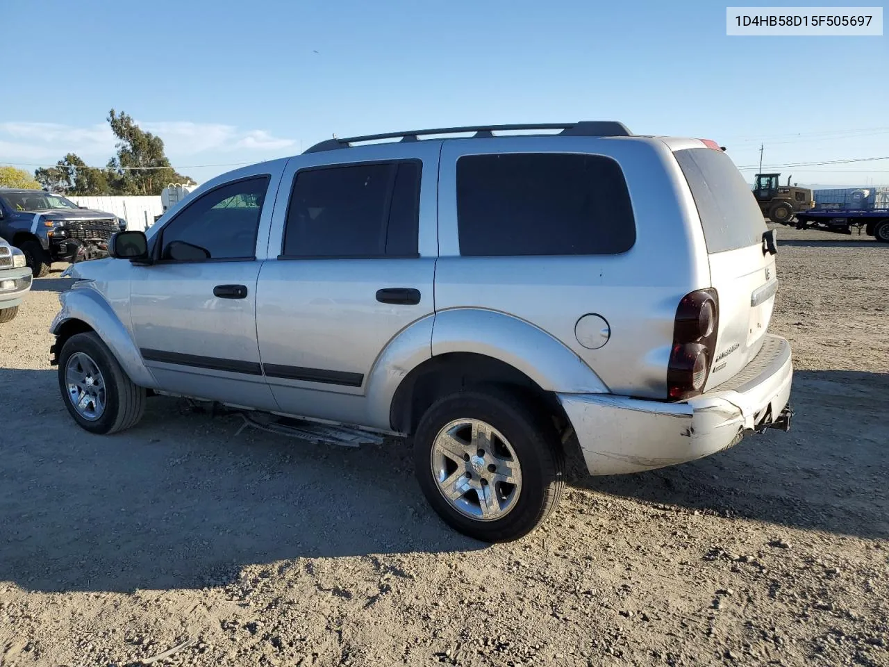 2005 Dodge Durango Limited VIN: 1D4HB58D15F505697 Lot: 74844564