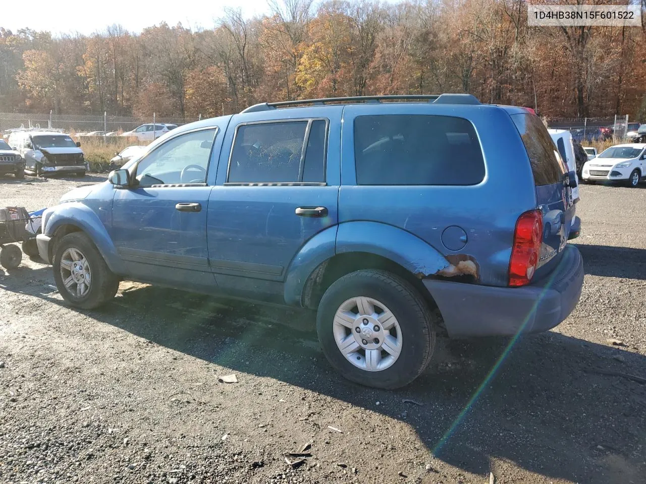 2005 Dodge Durango St VIN: 1D4HB38N15F601522 Lot: 78819404