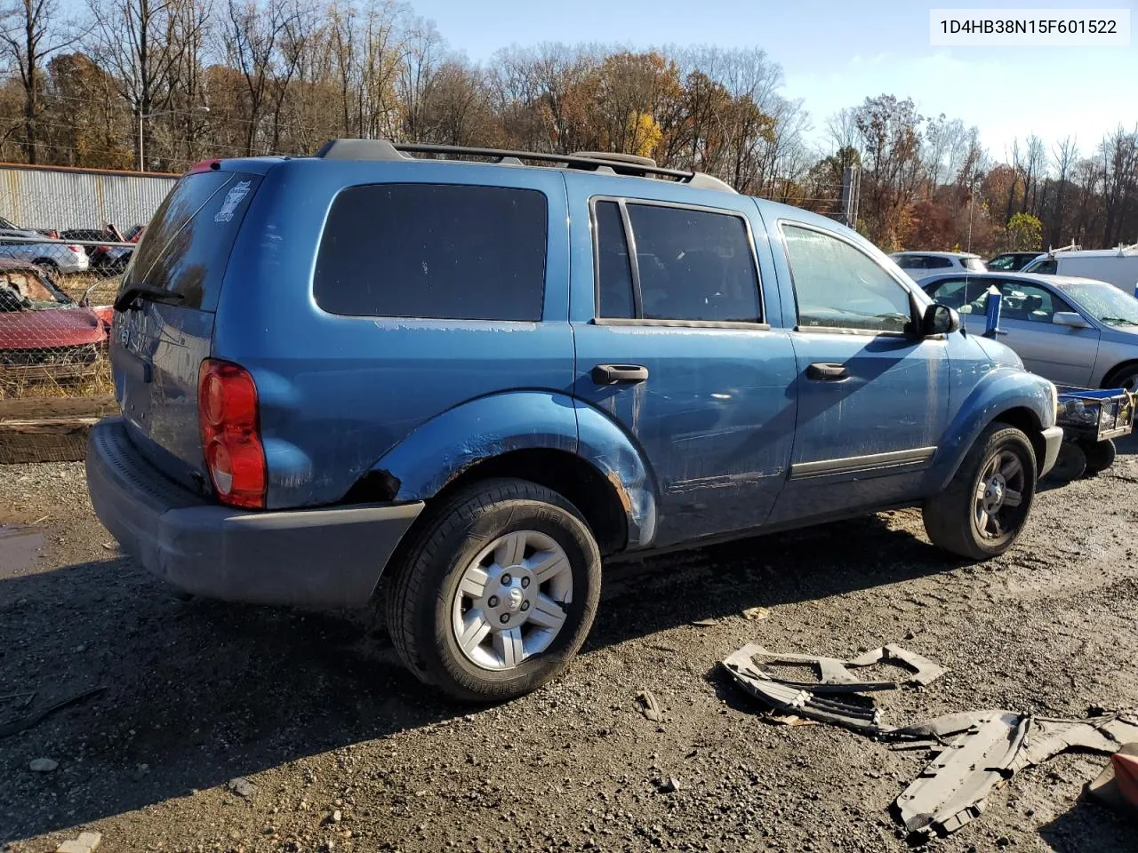 2005 Dodge Durango St VIN: 1D4HB38N15F601522 Lot: 78819404