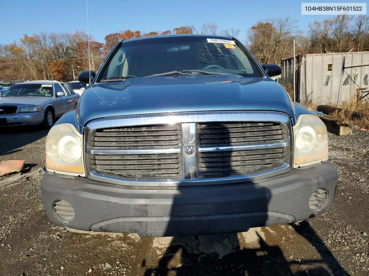 2005 Dodge Durango St VIN: 1D4HB38N15F601522 Lot: 78819404