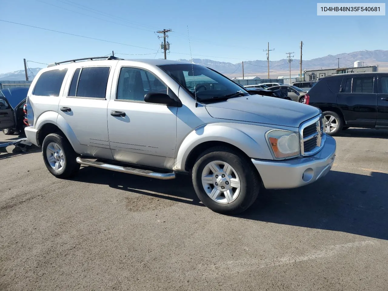 2005 Dodge Durango Slt VIN: 1D4HB48N35F540681 Lot: 79932674