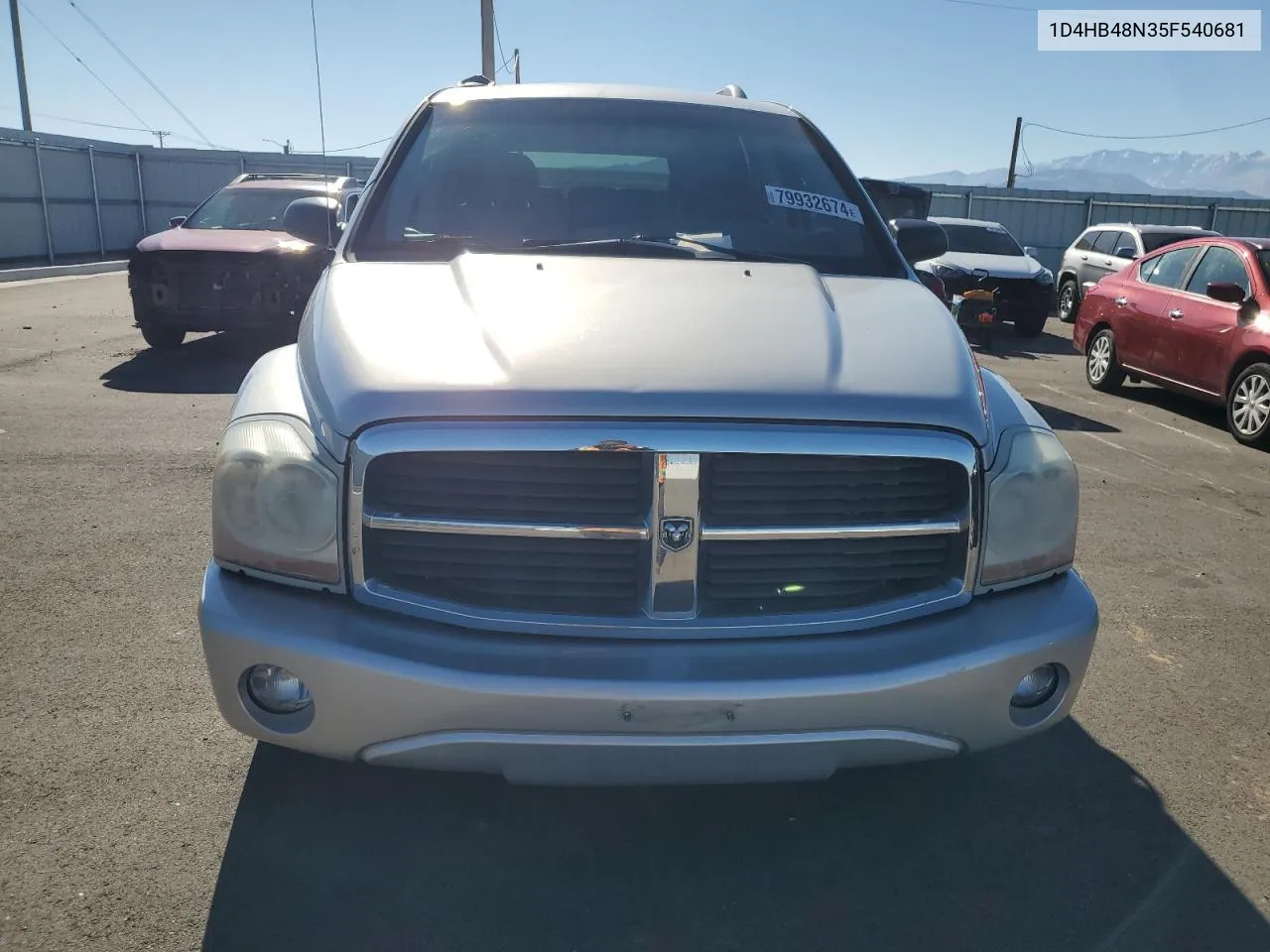 2005 Dodge Durango Slt VIN: 1D4HB48N35F540681 Lot: 79932674