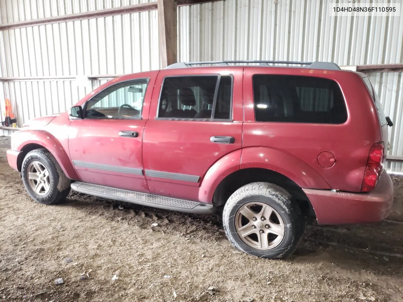 2006 Dodge Durango Slt VIN: 1D4HD48N36F110595 Lot: 56977394