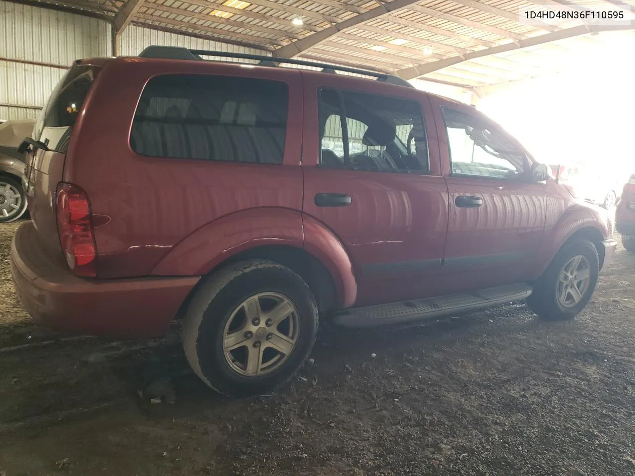 2006 Dodge Durango Slt VIN: 1D4HD48N36F110595 Lot: 56977394