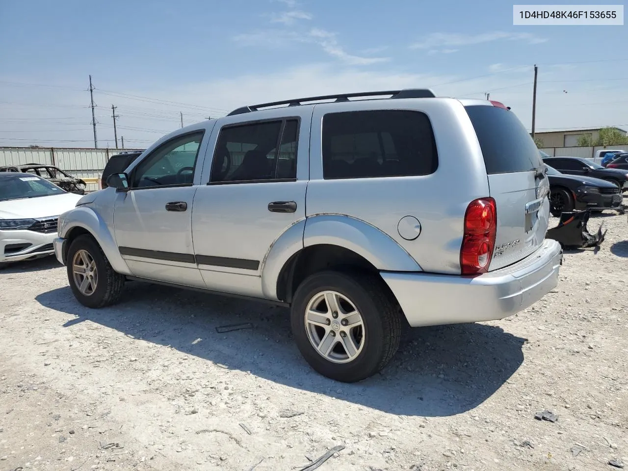 2006 Dodge Durango Slt VIN: 1D4HD48K46F153655 Lot: 66506204