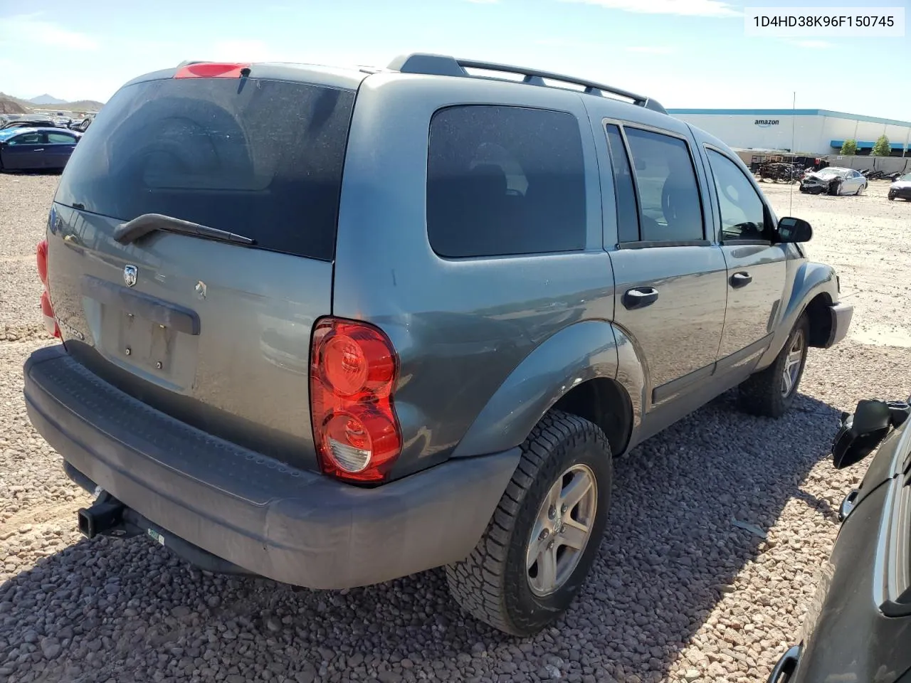 2006 Dodge Durango Sxt VIN: 1D4HD38K96F150745 Lot: 68533454