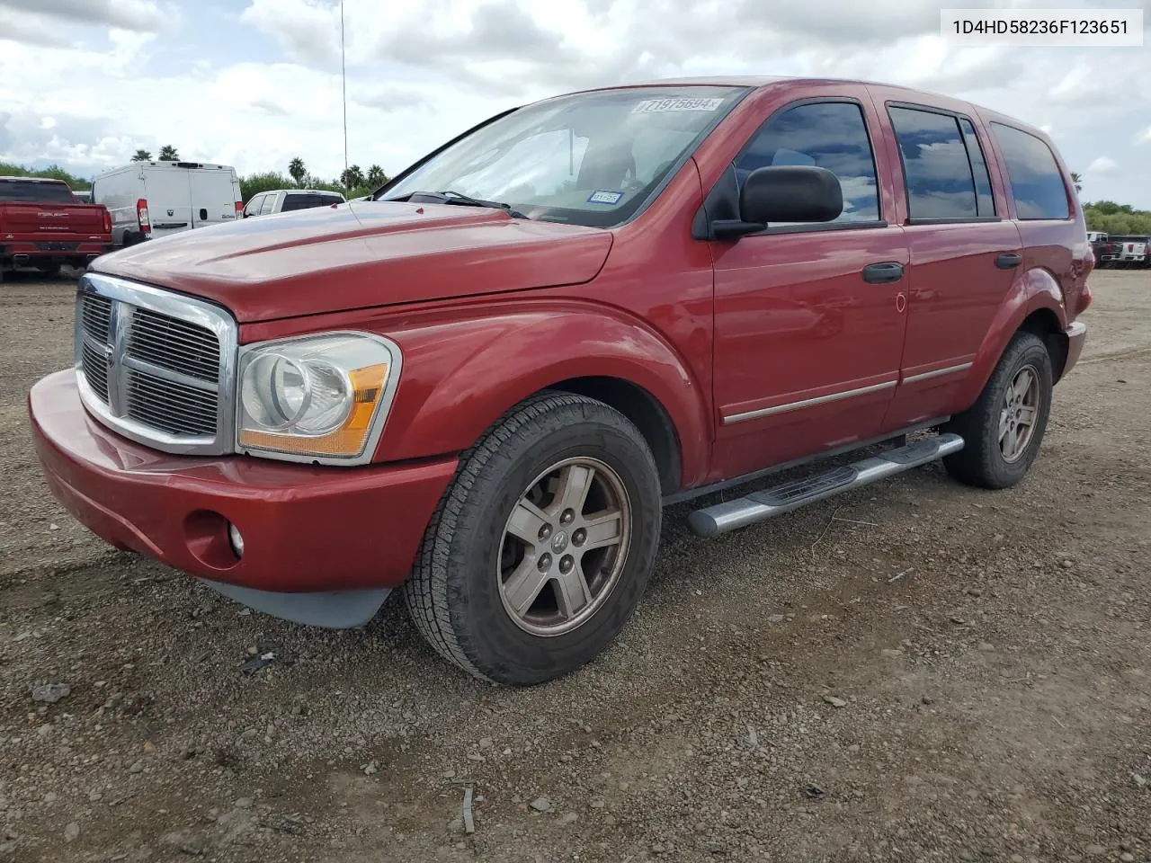 2006 Dodge Durango Limited VIN: 1D4HD58236F123651 Lot: 71975694