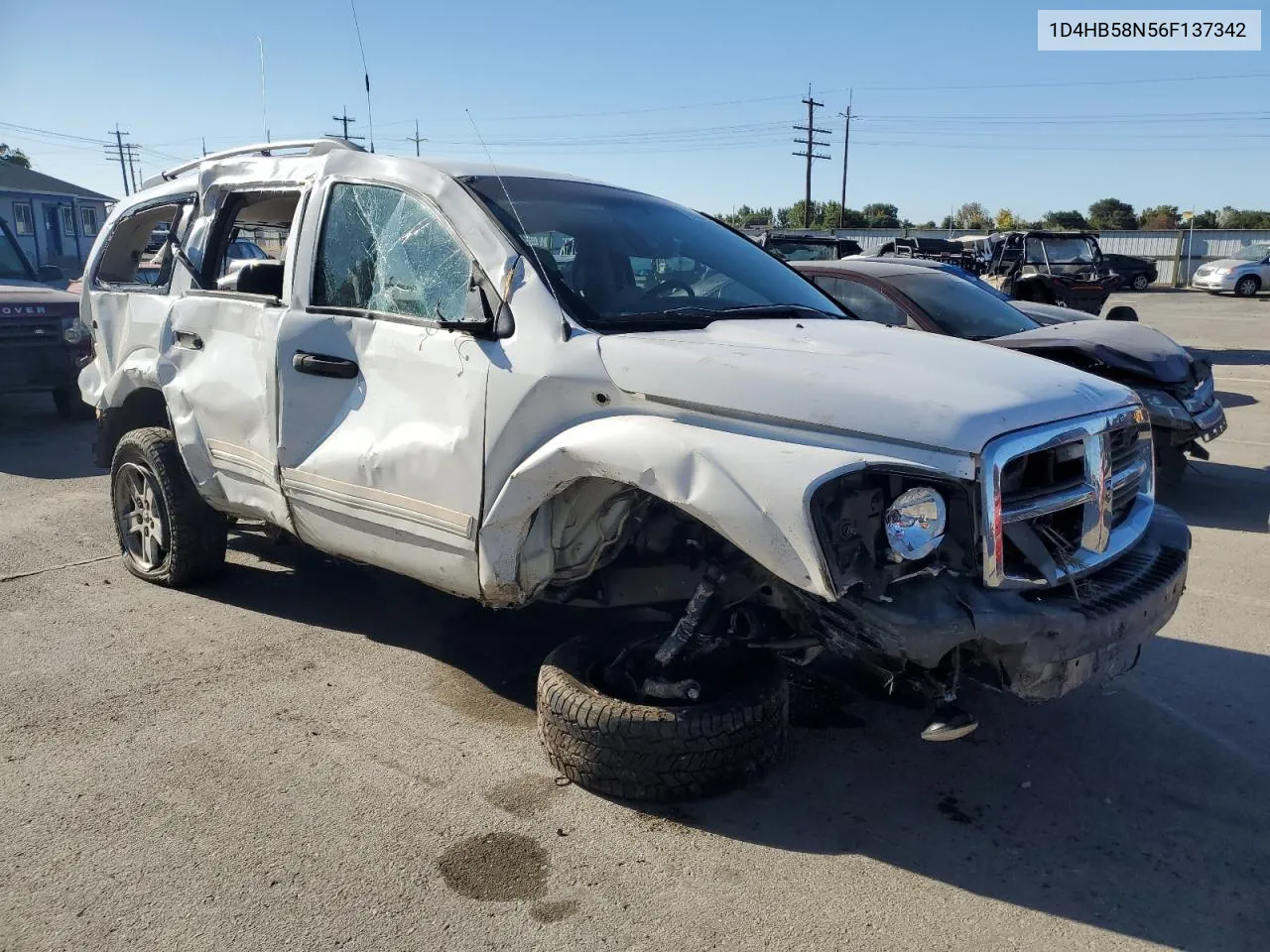 2006 Dodge Durango Limited VIN: 1D4HB58N56F137342 Lot: 72824904