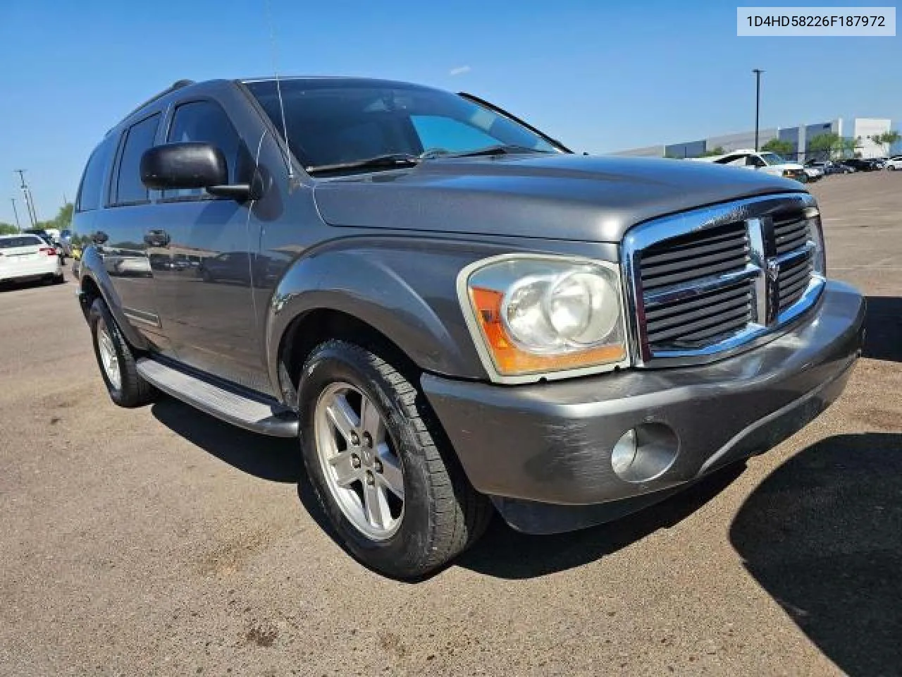 2006 Dodge Durango Limited VIN: 1D4HD58226F187972 Lot: 73509724