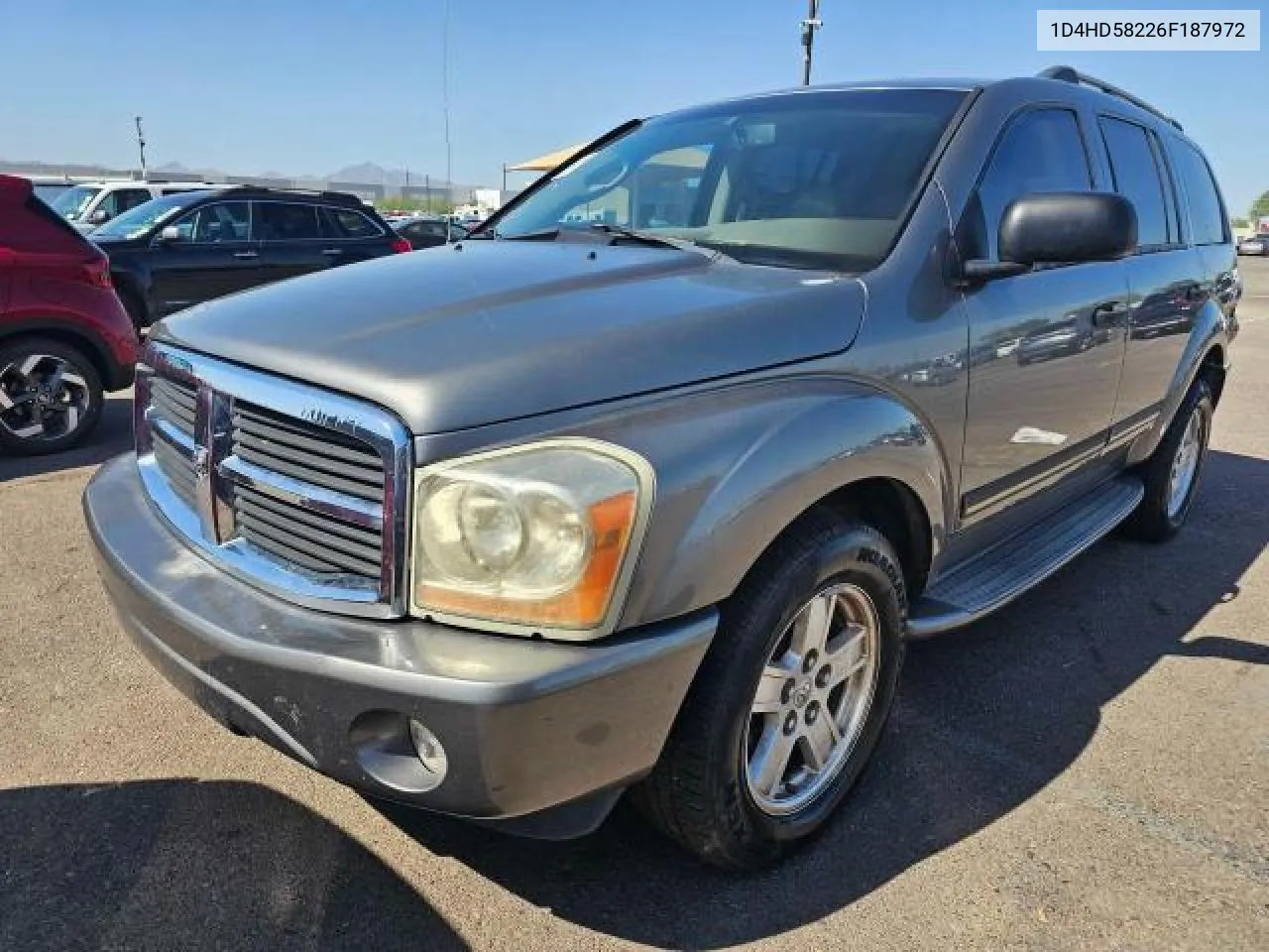 1D4HD58226F187972 2006 Dodge Durango Limited