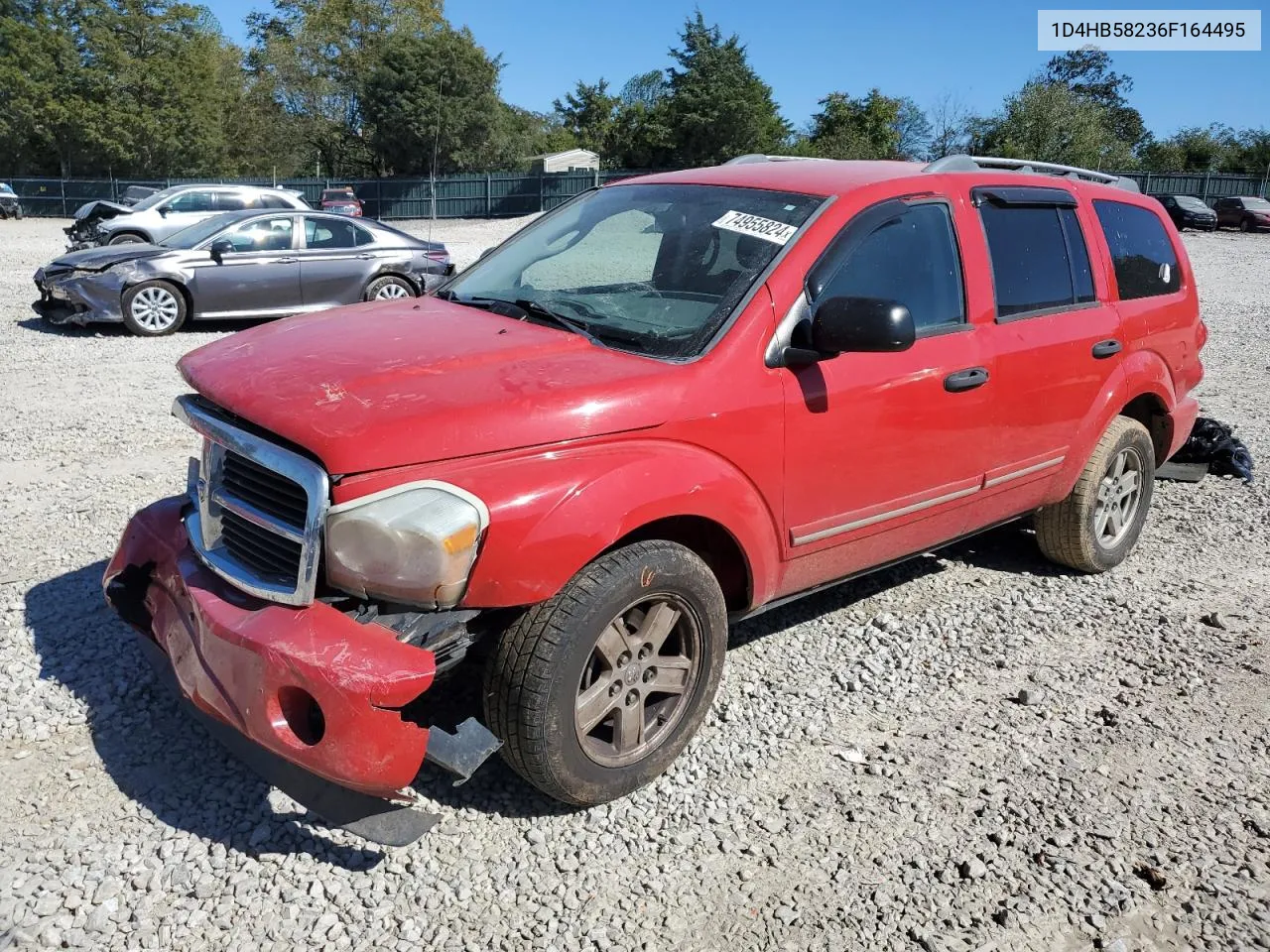 2006 Dodge Durango Limited VIN: 1D4HB58236F164495 Lot: 74955824