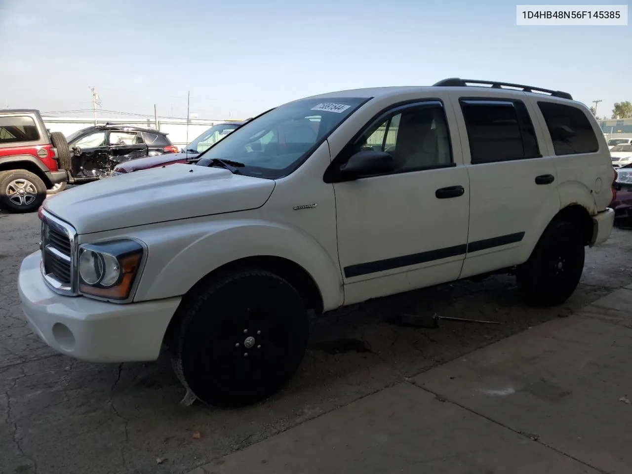 2006 Dodge Durango Slt VIN: 1D4HB48N56F145385 Lot: 75891544