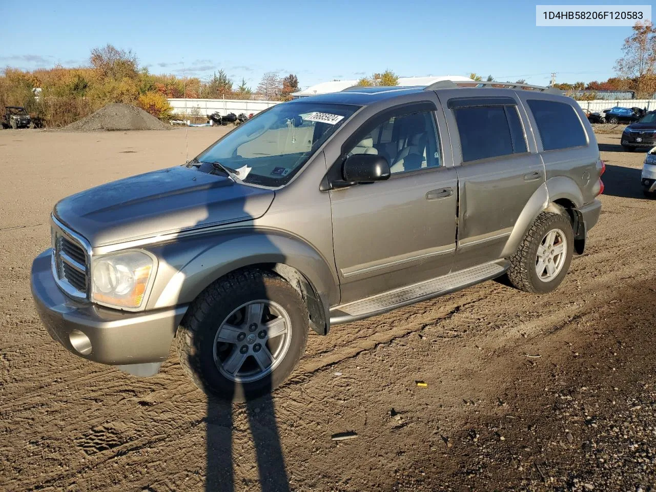 2006 Dodge Durango Limited VIN: 1D4HB58206F120583 Lot: 76685924