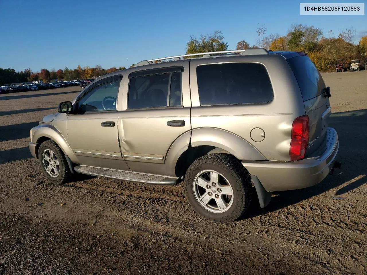 2006 Dodge Durango Limited VIN: 1D4HB58206F120583 Lot: 76685924