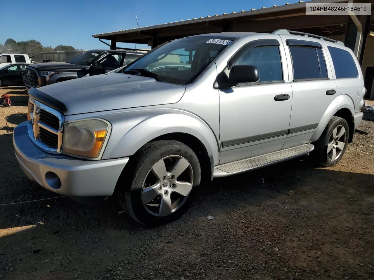 2006 Dodge Durango Slt VIN: 1D4HB48246F184619 Lot: 76721024