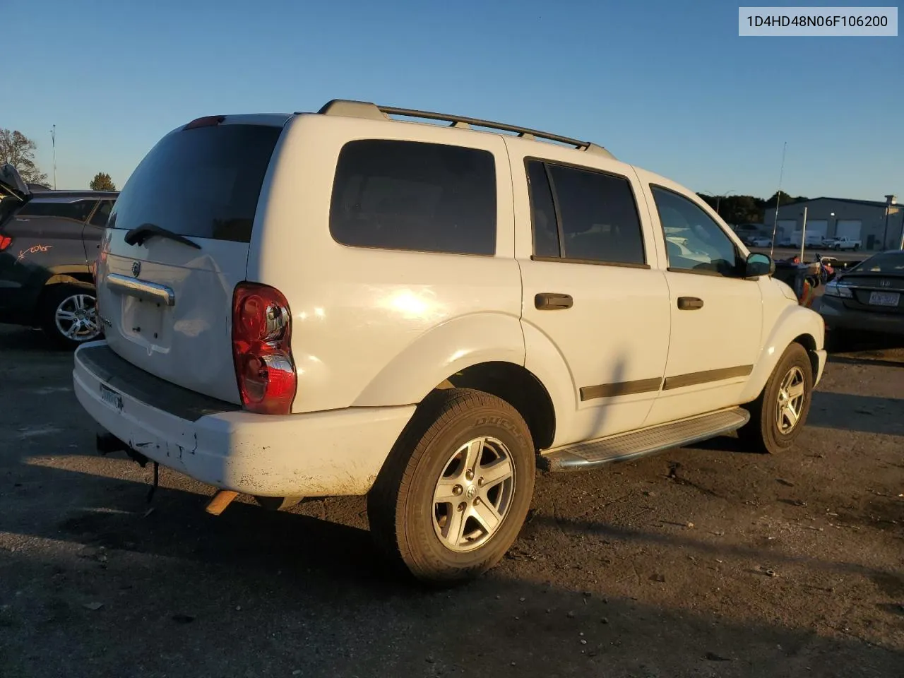 2006 Dodge Durango Slt VIN: 1D4HD48N06F106200 Lot: 76827354