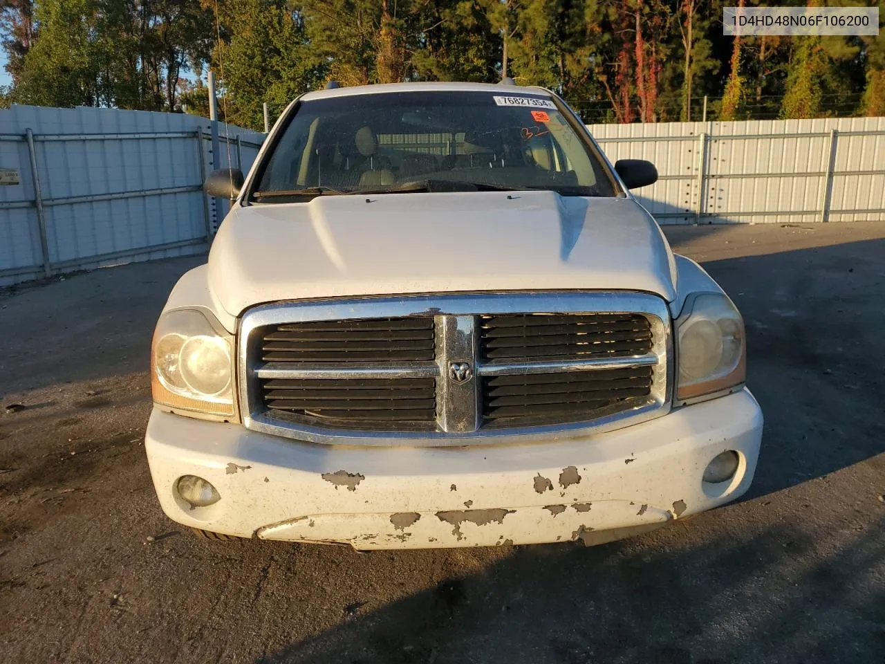 2006 Dodge Durango Slt VIN: 1D4HD48N06F106200 Lot: 76827354