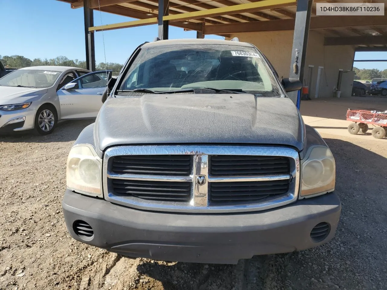 2006 Dodge Durango Sxt VIN: 1D4HD38K86F110236 Lot: 76830304