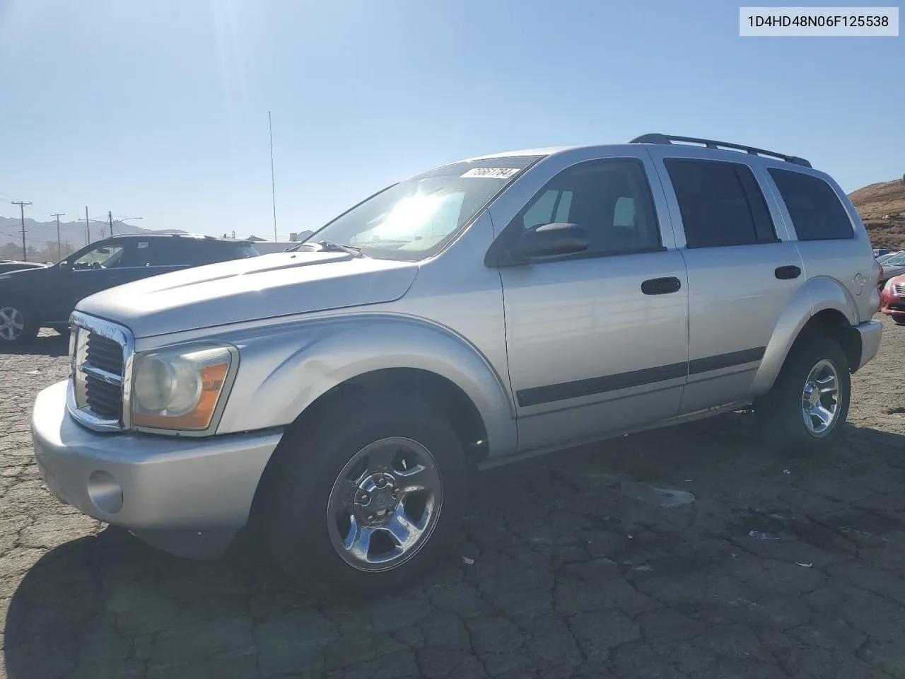 2006 Dodge Durango Slt VIN: 1D4HD48N06F125538 Lot: 78661784