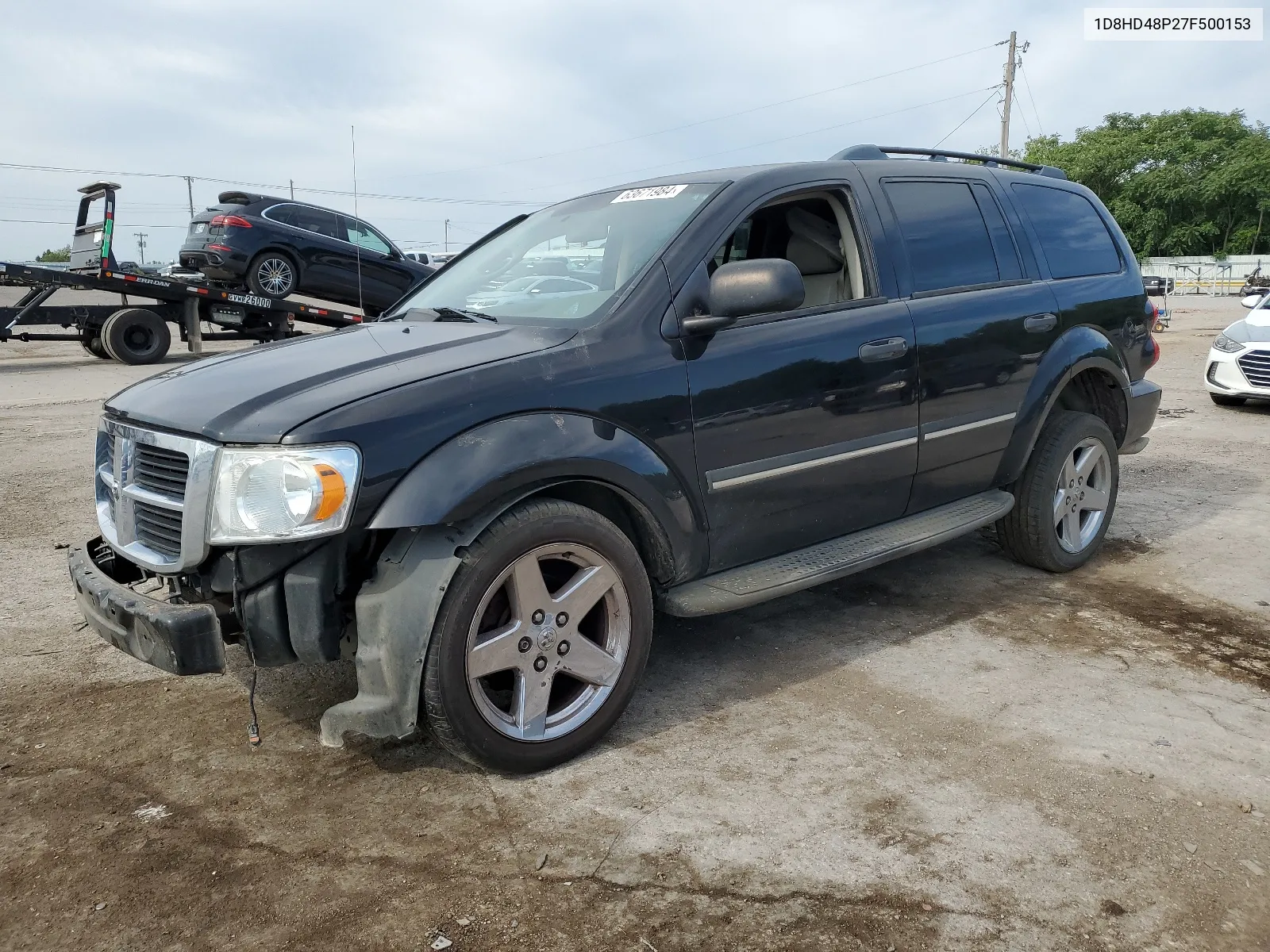 2007 Dodge Durango Slt VIN: 1D8HD48P27F500153 Lot: 63671984