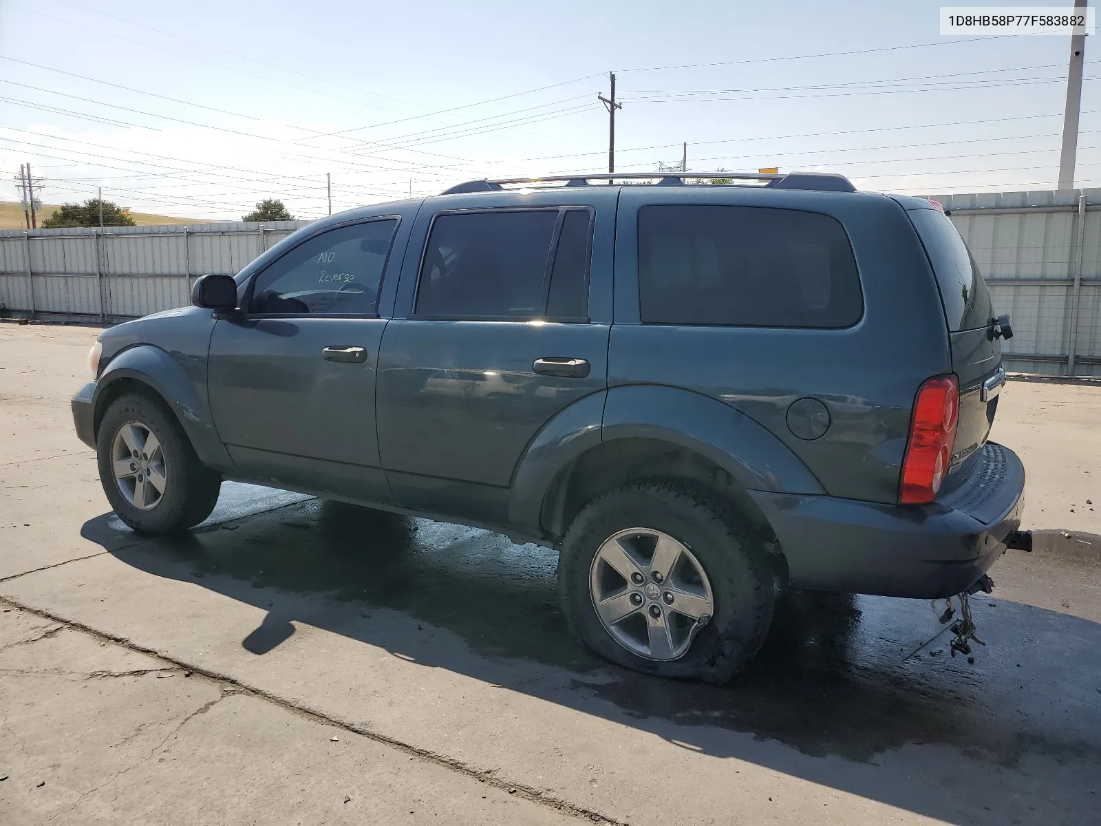 2007 Dodge Durango Limited VIN: 1D8HB58P77F583882 Lot: 65197114