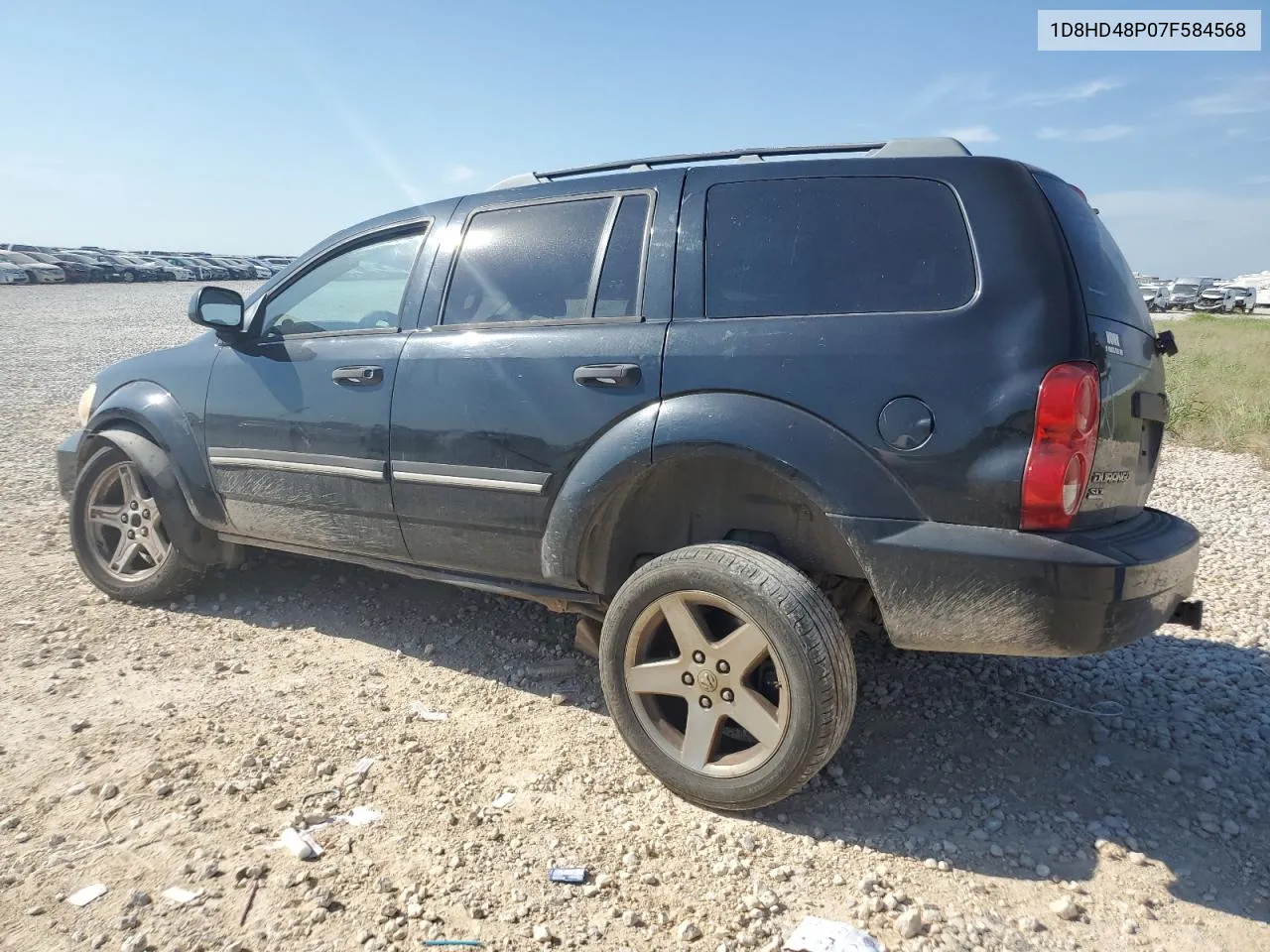 2007 Dodge Durango Slt VIN: 1D8HD48P07F584568 Lot: 67852434