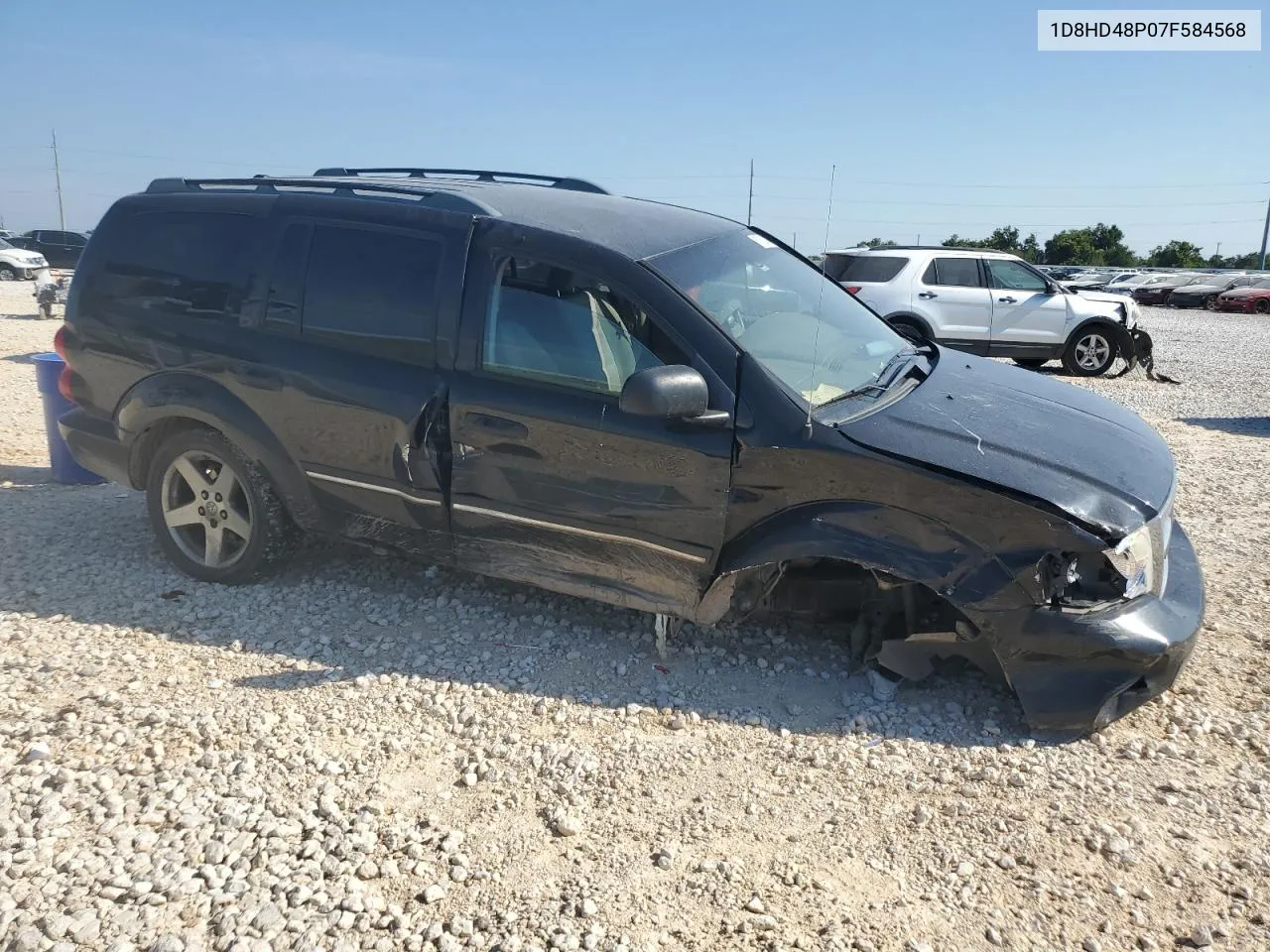 2007 Dodge Durango Slt VIN: 1D8HD48P07F584568 Lot: 67852434