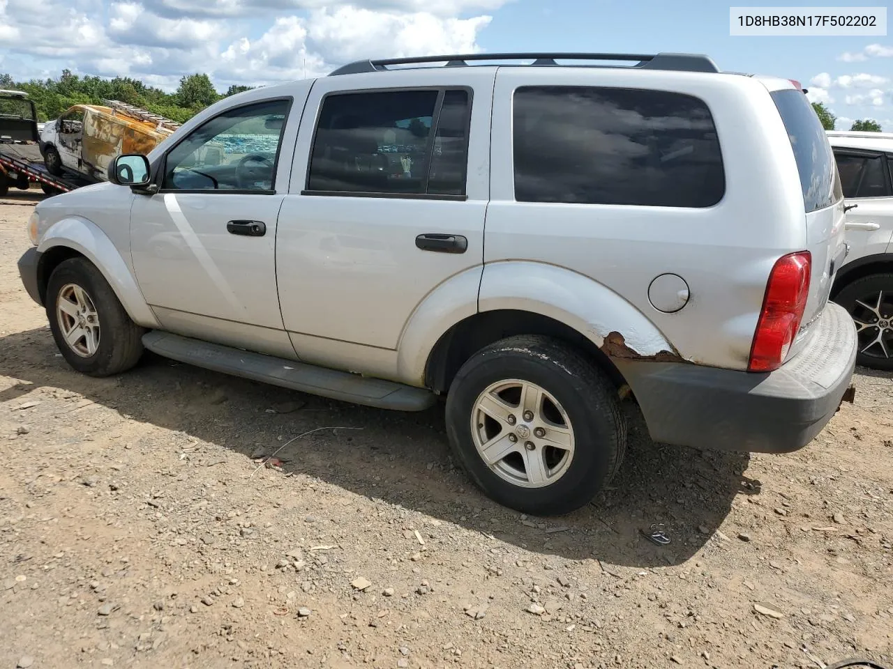 2007 Dodge Durango Sxt VIN: 1D8HB38N17F502202 Lot: 68065044