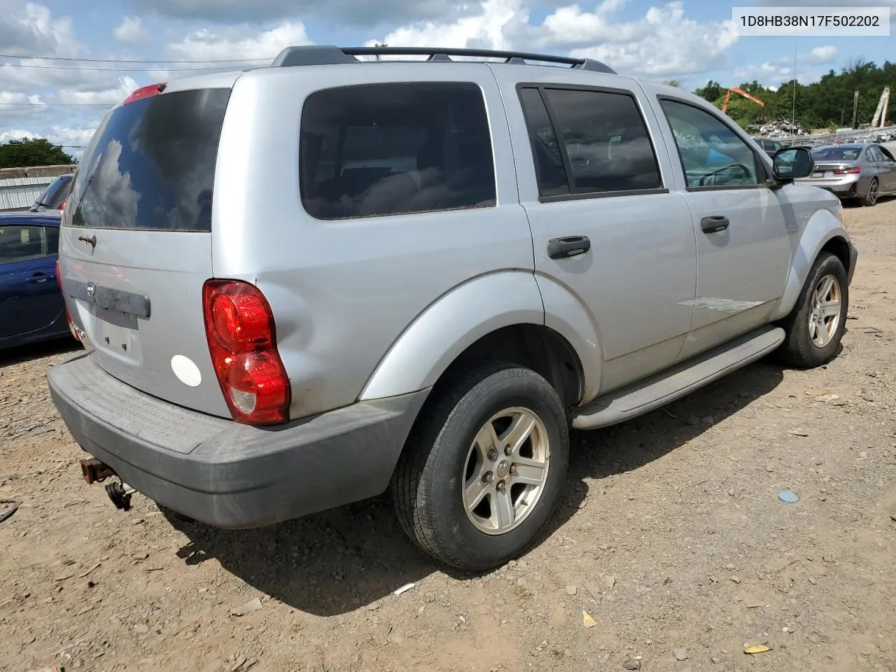 2007 Dodge Durango Sxt VIN: 1D8HB38N17F502202 Lot: 68065044