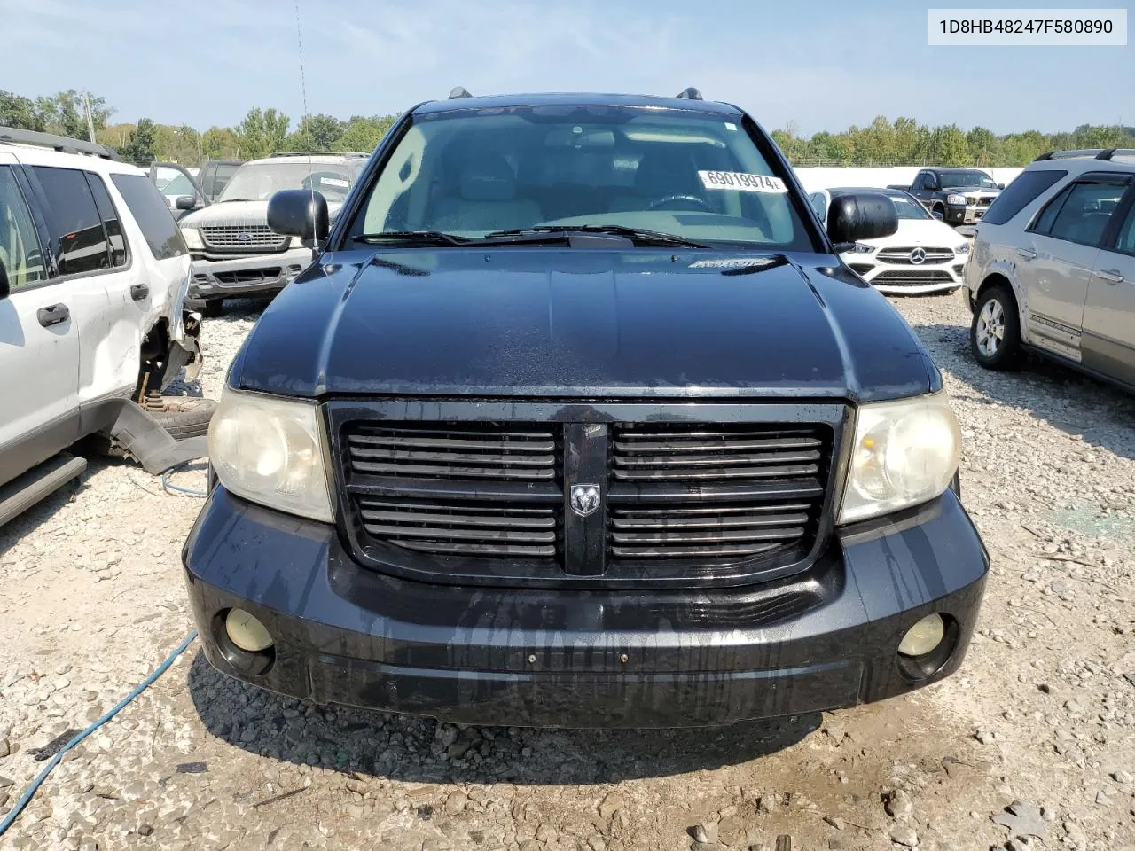 2007 Dodge Durango Slt VIN: 1D8HB48247F580890 Lot: 69019974