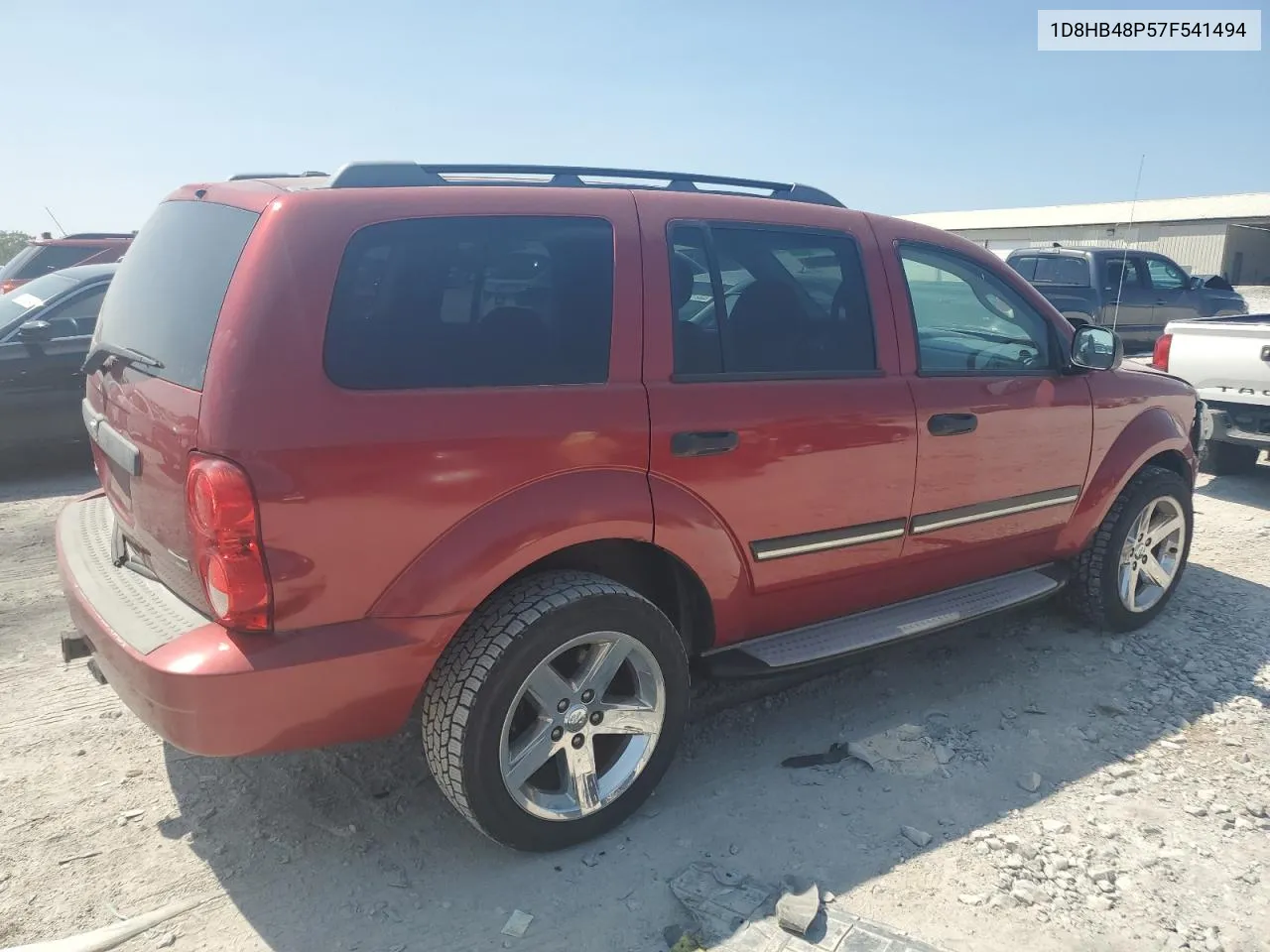 2007 Dodge Durango Slt VIN: 1D8HB48P57F541494 Lot: 70808384