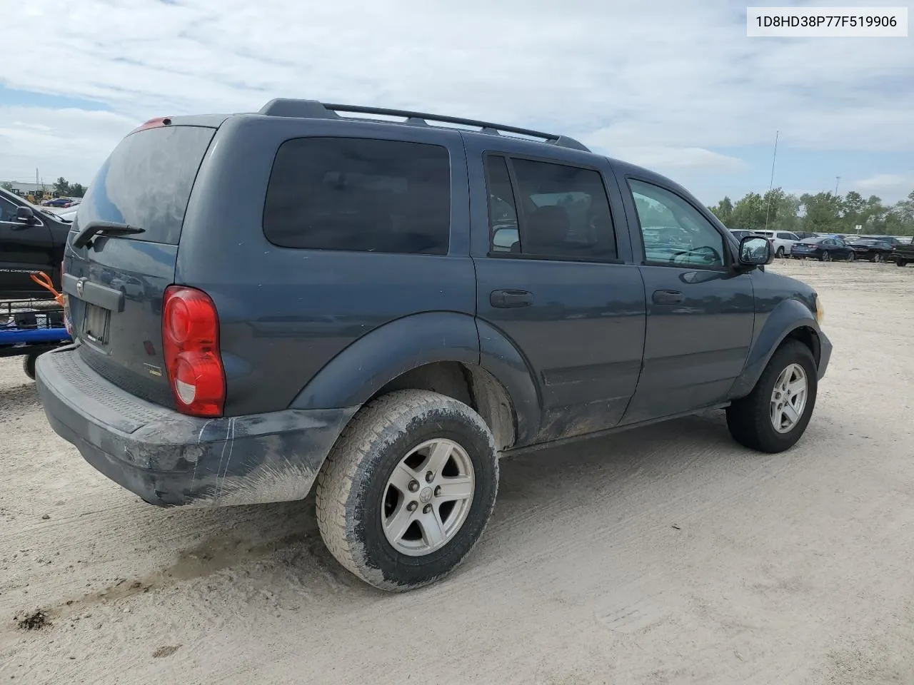 2007 Dodge Durango Sxt VIN: 1D8HD38P77F519906 Lot: 71046104