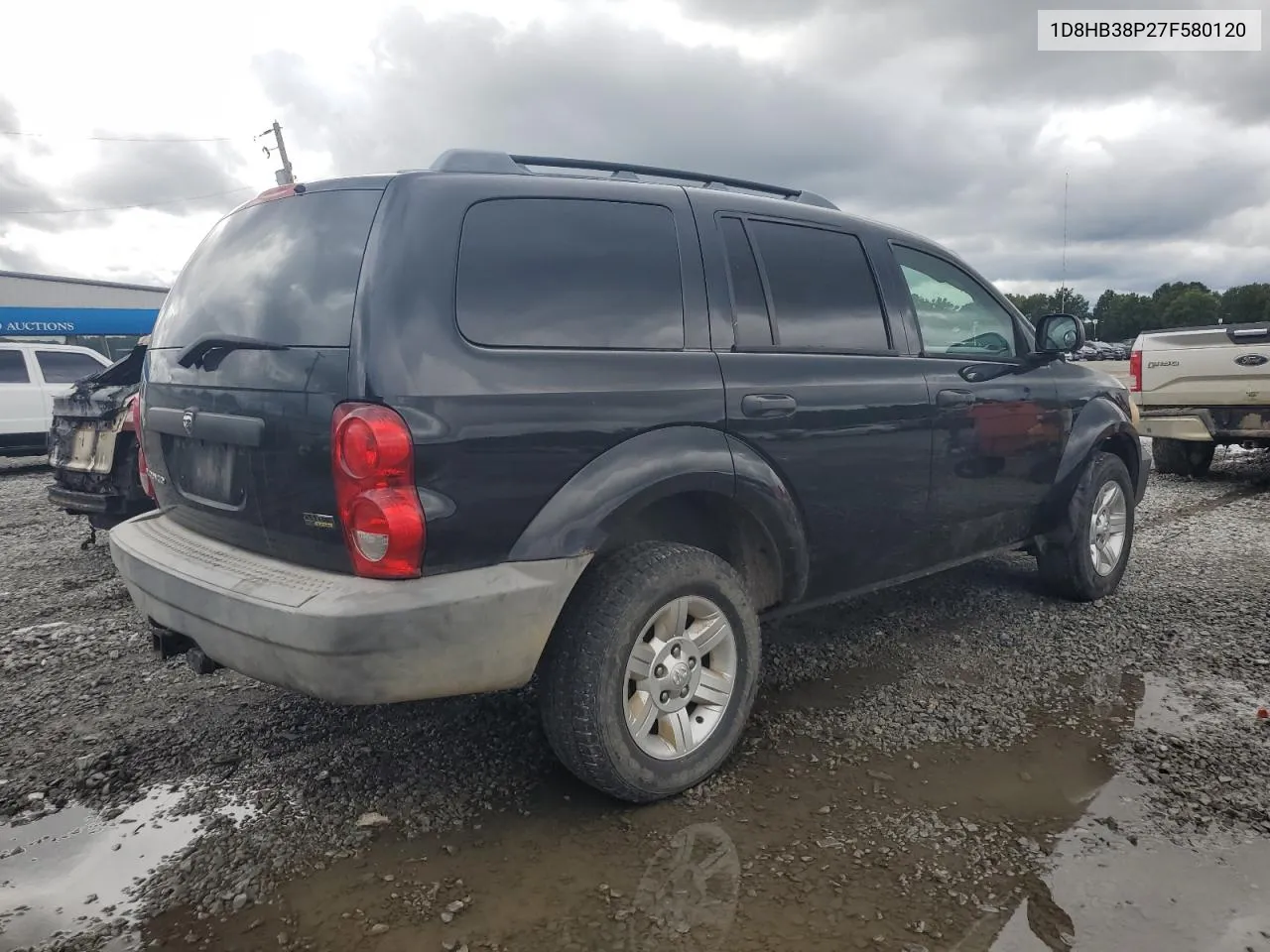 2007 Dodge Durango Sxt VIN: 1D8HB38P27F580120 Lot: 71254724