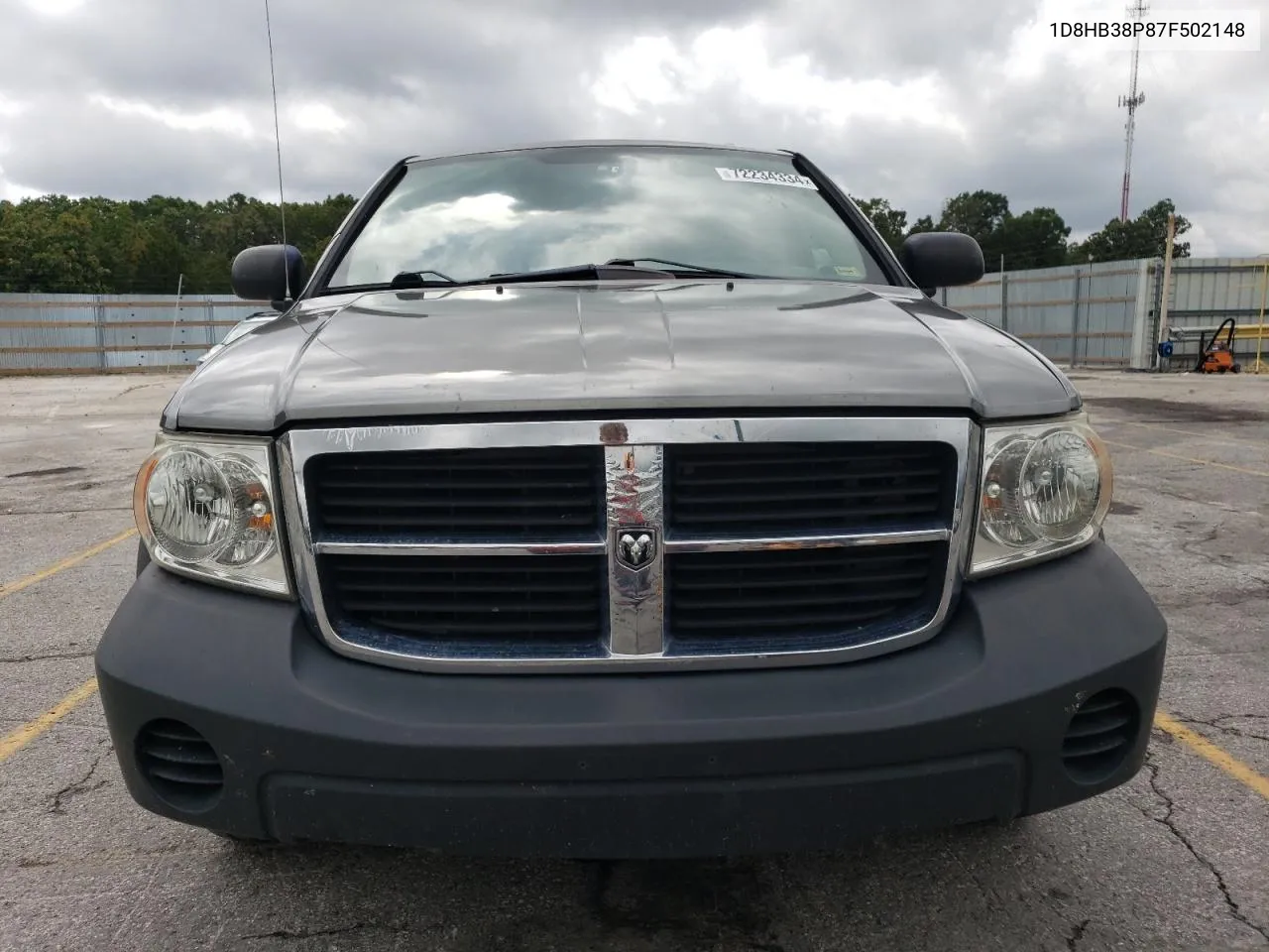 2007 Dodge Durango Sxt VIN: 1D8HB38P87F502148 Lot: 72234334