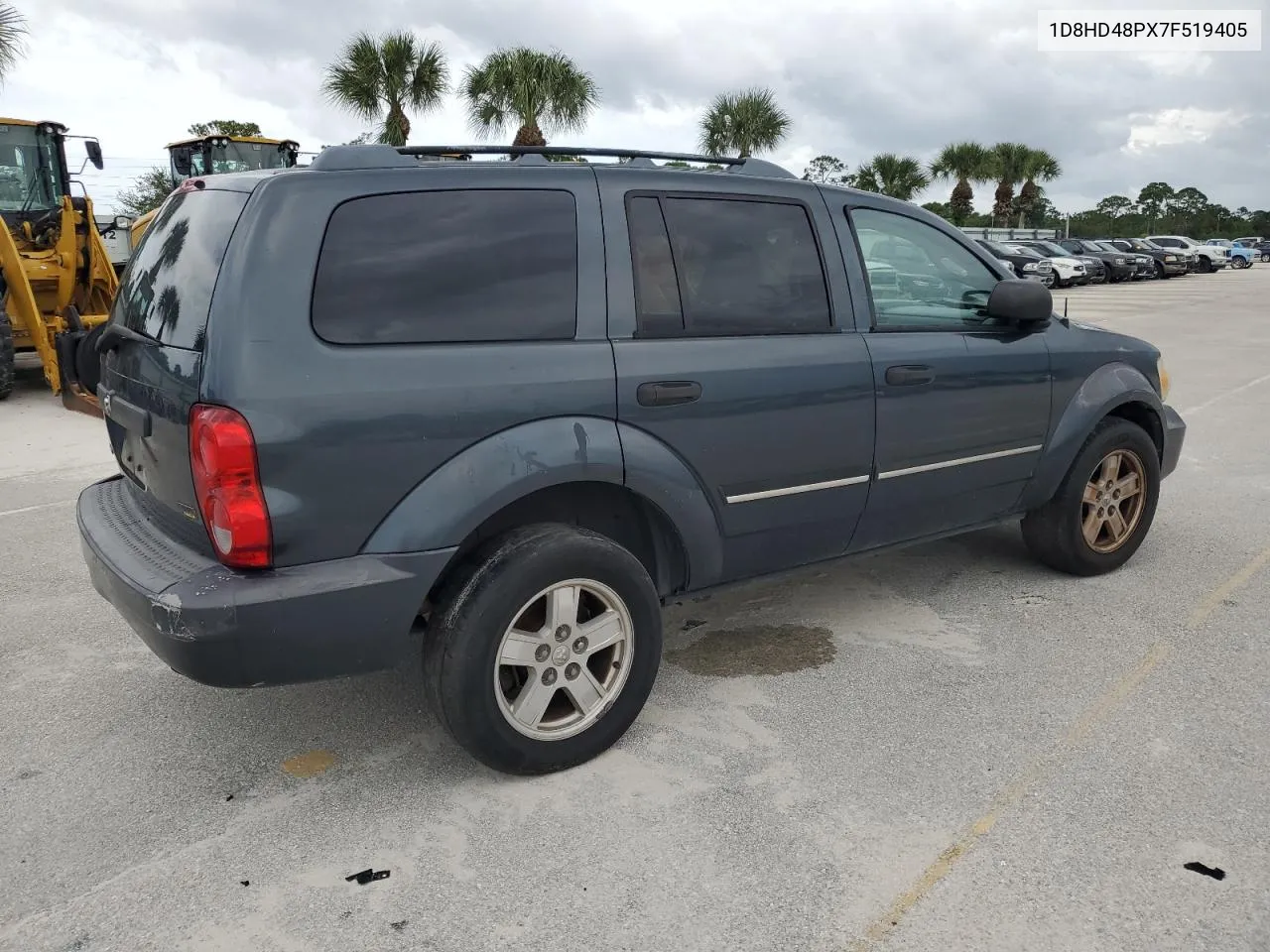 2007 Dodge Durango Slt VIN: 1D8HD48PX7F519405 Lot: 72714884