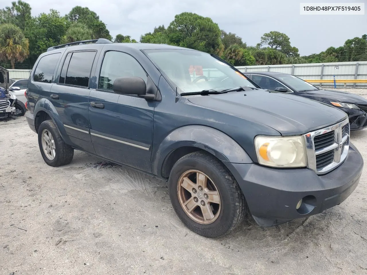 2007 Dodge Durango Slt VIN: 1D8HD48PX7F519405 Lot: 72714884