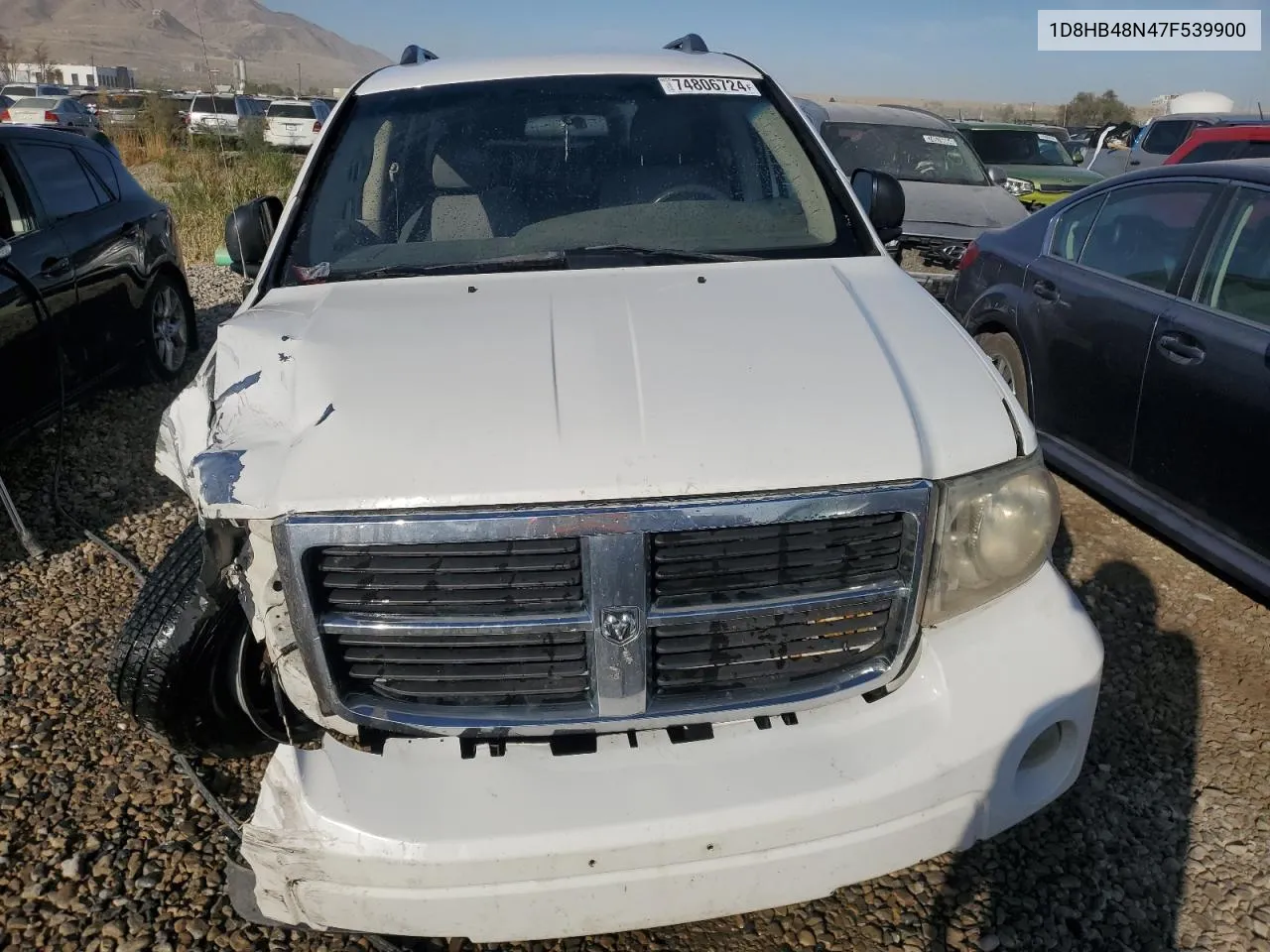 2007 Dodge Durango Slt VIN: 1D8HB48N47F539900 Lot: 74806724