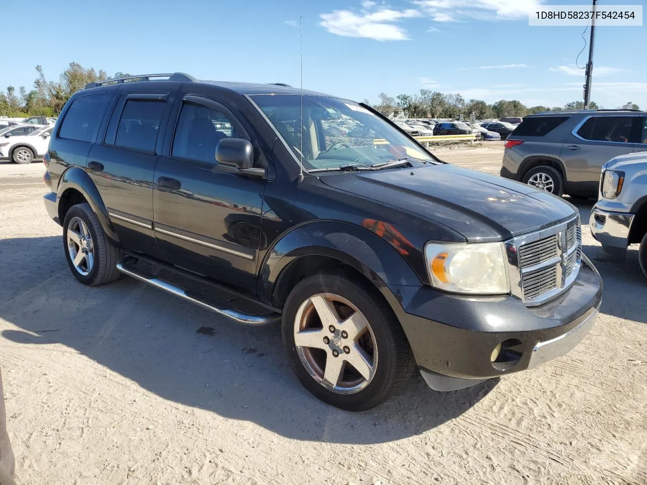 2007 Dodge Durango Limited VIN: 1D8HD58237F542454 Lot: 75295324